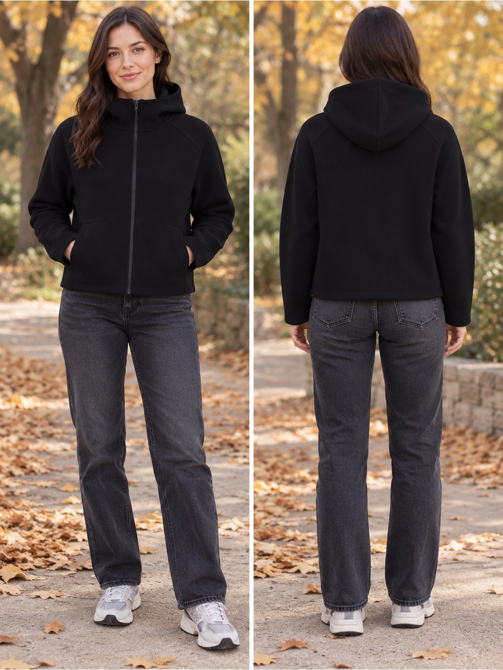 Spyder Black Zip Hoodie Jacket - Classic Everyday Full Zip Up